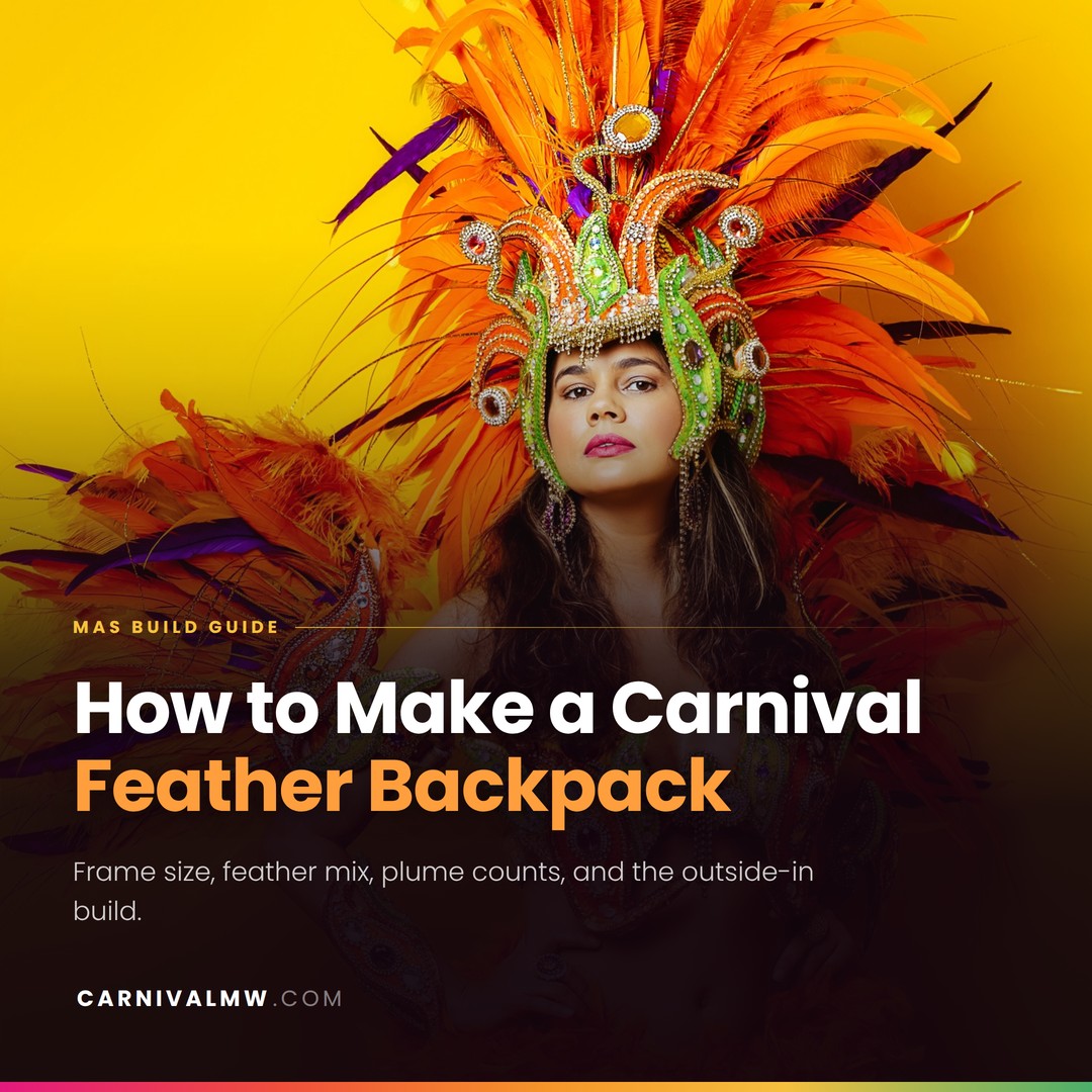 How to Build a Carnival Feather Backpack: Frame, Feathers & Full Assembly