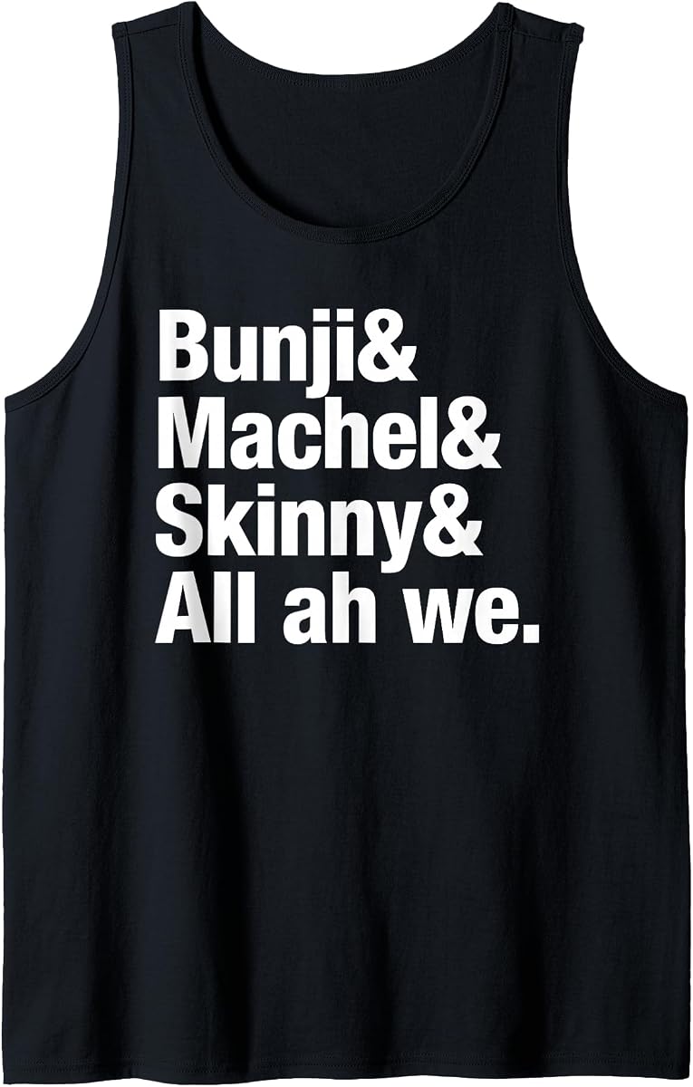 Bunji & Machel & Skinny Carnival Tank Top-Bunji & Machel & Skinny Carnival Tank Top by Soca Threads