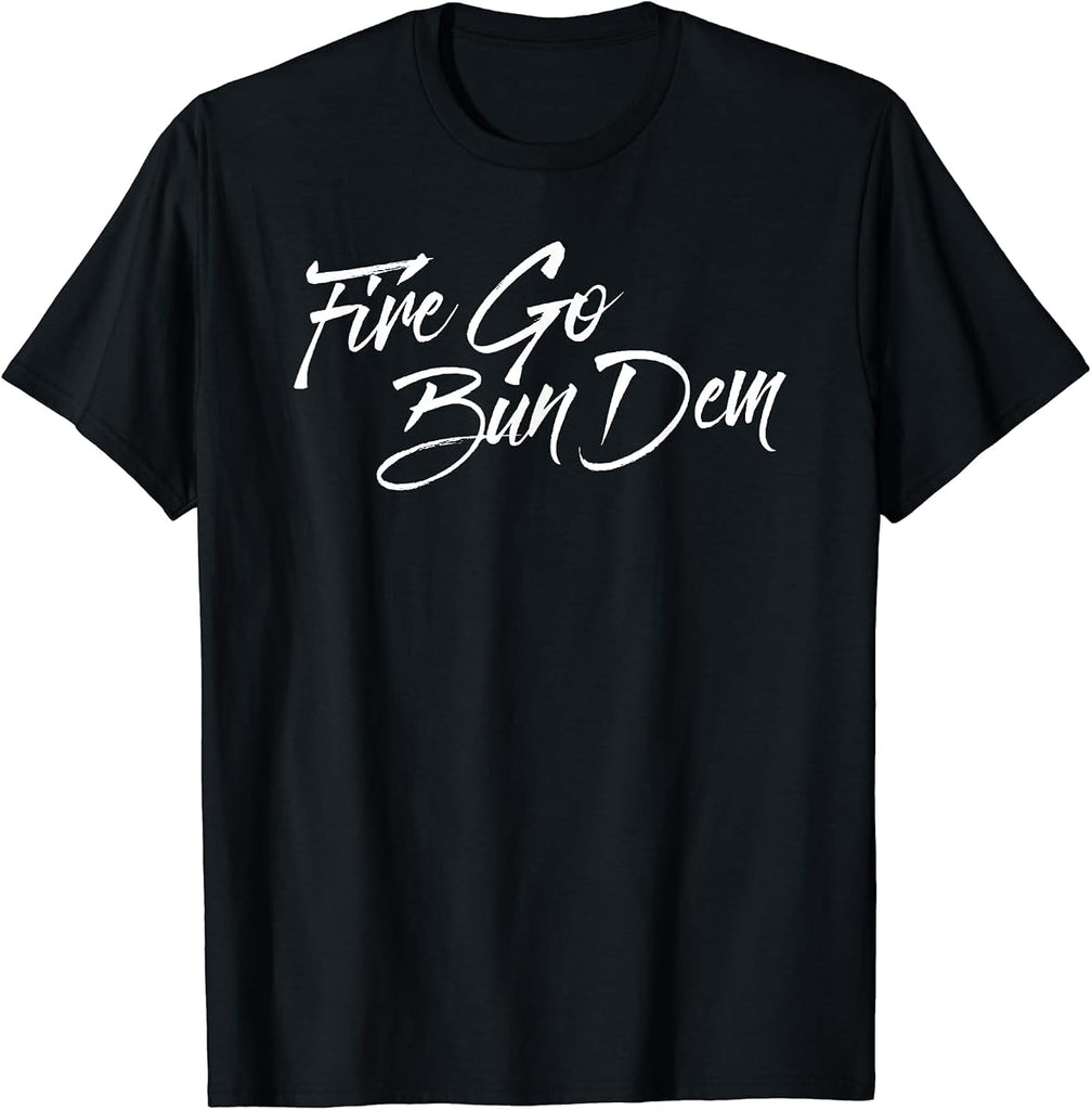 Fire Go Bun Dem Carnival Tee by Soca Threads