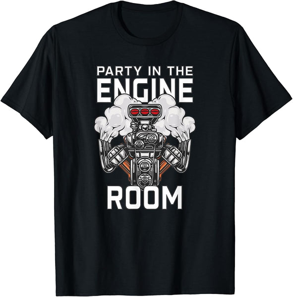 Party In The Engine Room Tee by Soca Threads