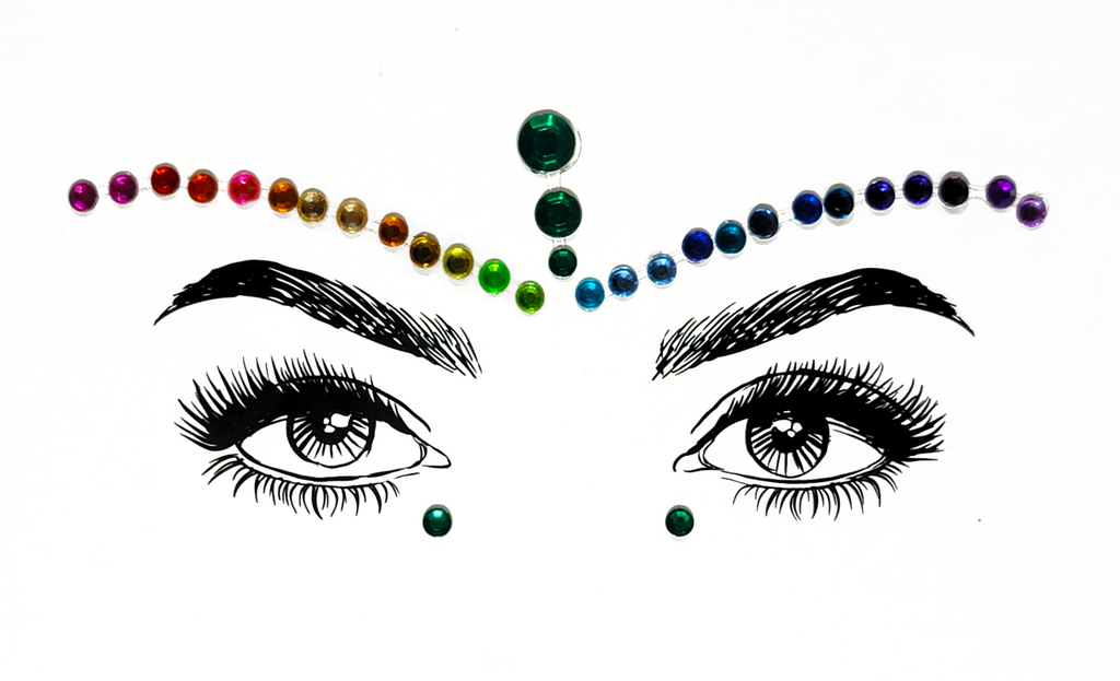 Multicolored Face Gems | Ardene