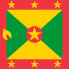 Square cotton bandana featuring the vibrant colors of each Caribbean island. Bandana and Rag perfect for any fete. #carnivalmw