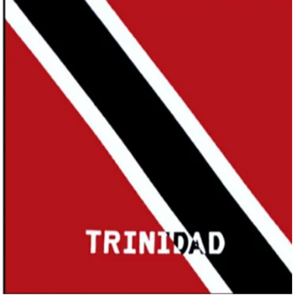 Trinidad & Tobago Flag Square Cotton Bandanas-Trinidad & Tobago Flag Square Cotton Bandanas in Trinidad and Tobago