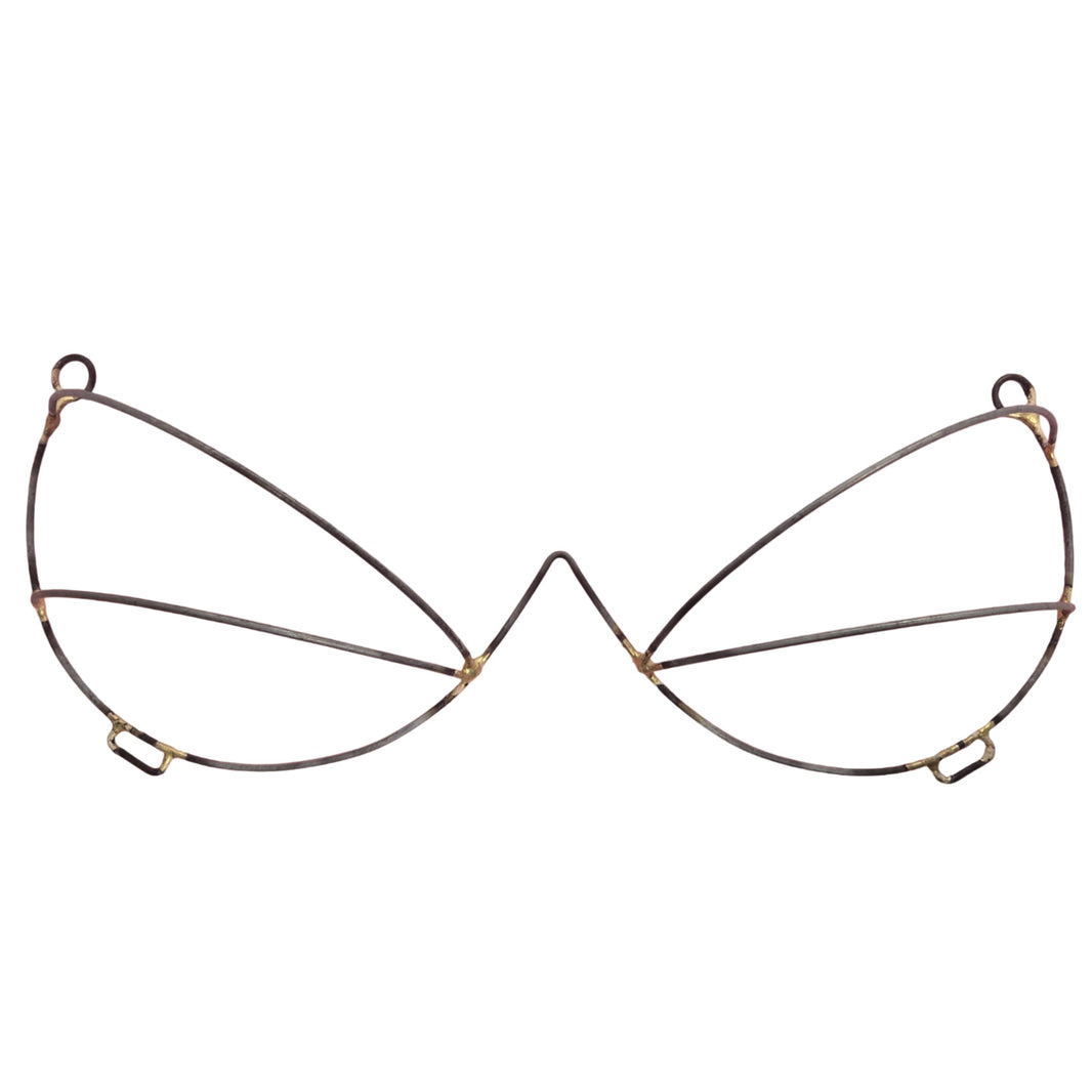 Wire bra frame for making wire bras for carnival or festivals