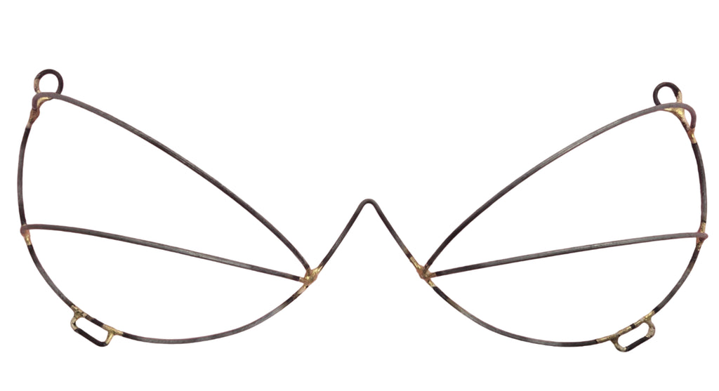 Wire bra frame for making wire bras for carnival or festivals
