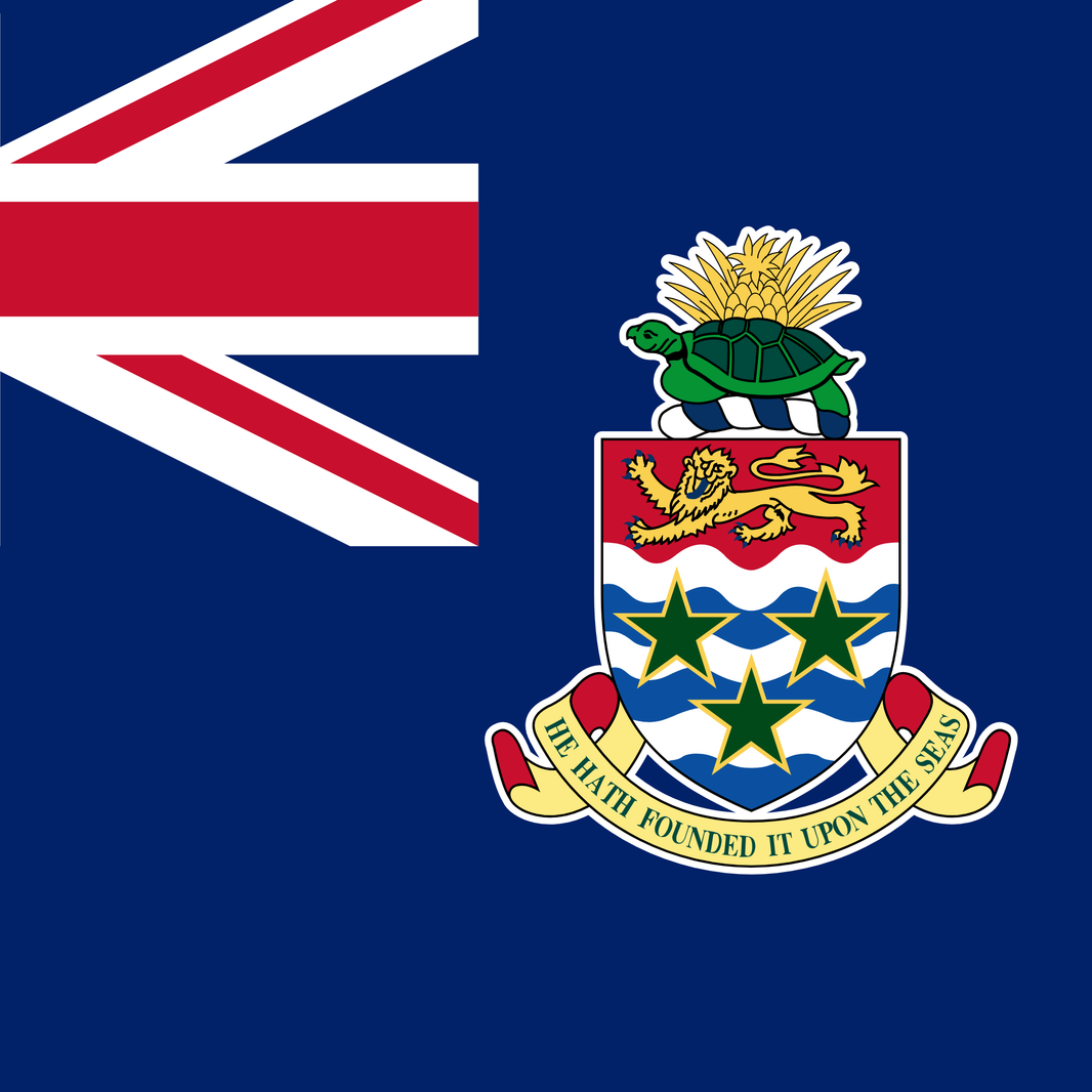 Cayman Islands Flag Square Cotton Bandanas