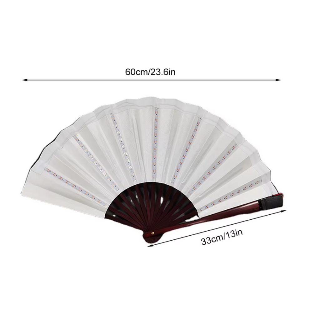 LED Glow Foldable Hand Fan-LED Glow Foldable Hand Fan – photo 3