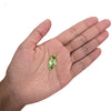 Lime green marquise sew-on flatback rhinestone, 16x22MM, perfect for adding vibrant color to carnival costumes and custom designs. #carnivalmw #carnivalsupplies