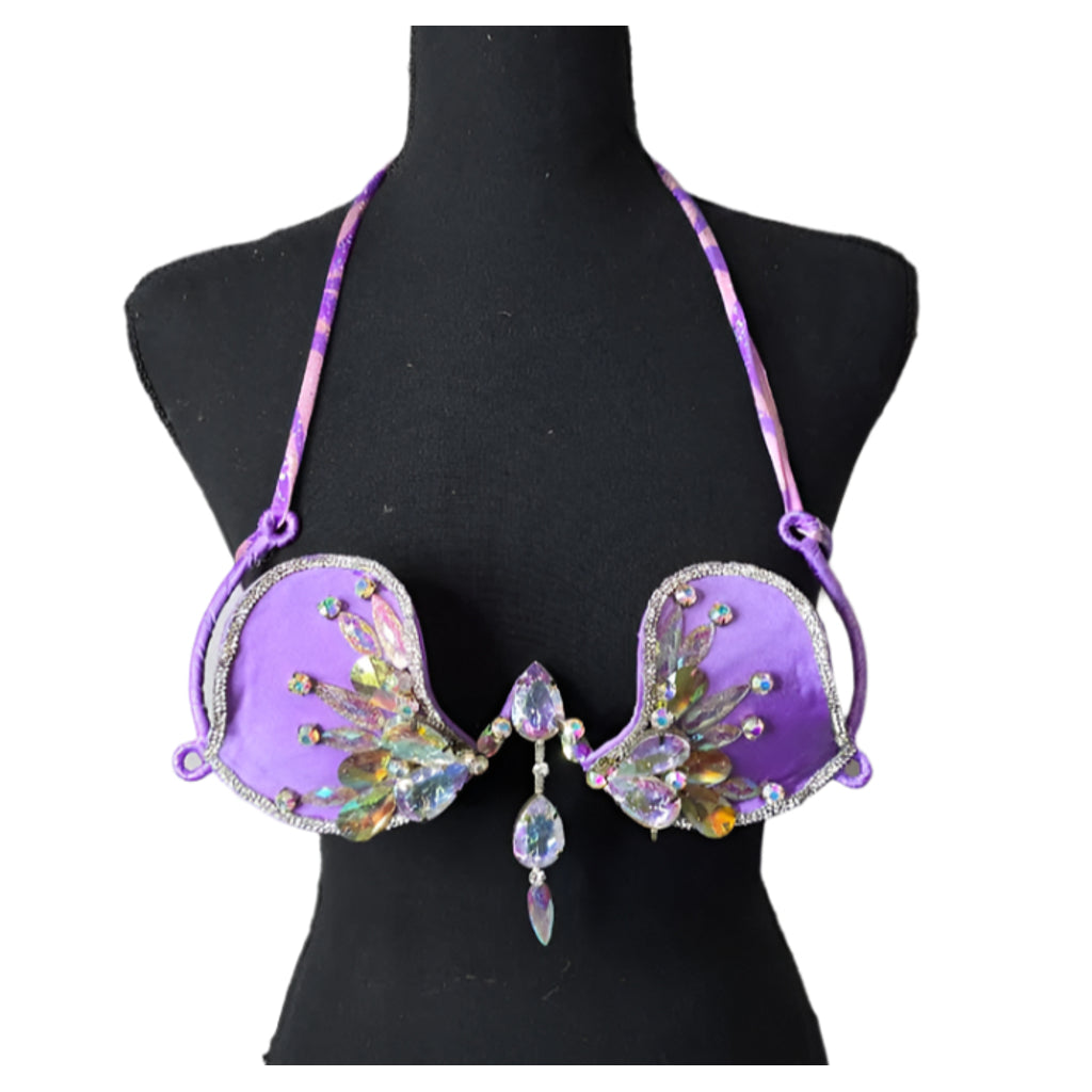 Mystic Orchid Dream Decorated Wire Bra-Mystic Orchid Dream Decorated Wire Bra – photo 2