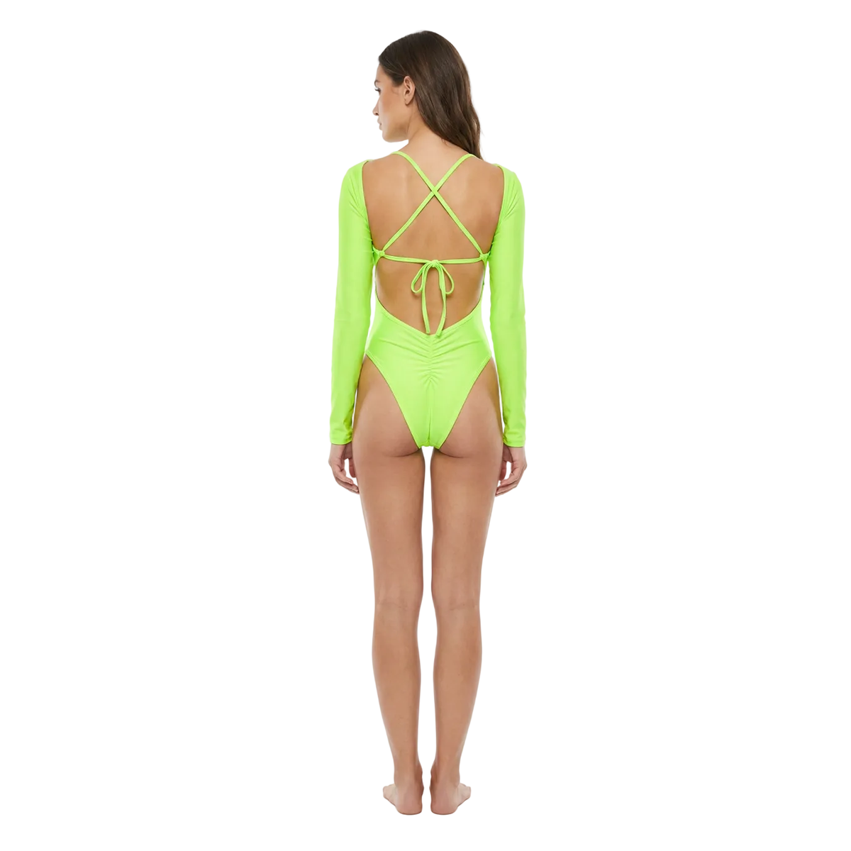 Electric Venom One-Piece Monokini Swimsuit Mondaywear-Electric Venom One-Piece Monokini Swimsuit Mondaywear – back view