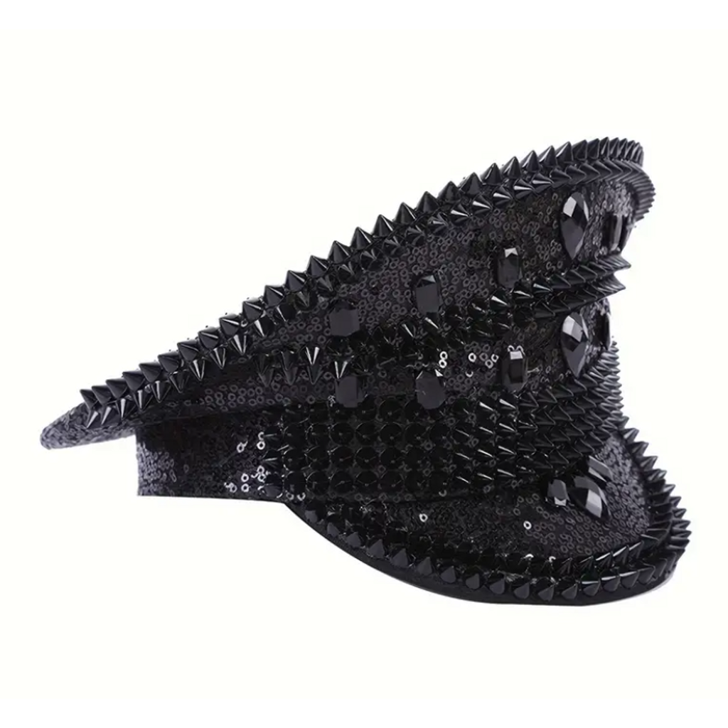 Punk Crown Festival Hat-Black Punk Crown Festival Hat – photo 3