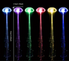 RadiantGlow LED Hair Light Clips featuring colorful fiber optic lights, crafted from durable PVC material. Powered by a non-rechargeable button battery, these clips are perfect for festivals, parties, and carnivals. #carnivalmw