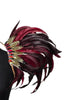 Turn heads at your next carnival or festival with our Regal Ruby Feather Small Collar Wings! This luxurious accessory features a dramatic blend of deep burgundy and rich ruby feathers, highlighted with sparkling gold accents for a truly royal look. Handmade with care, these wings are lightweight, comfortable, and adjustable—perfect for dancing, parading, or making a grand entrance at any event.
Key Features:
Design: Striking combination of burgundy and ruby feathers with shimmering gold embellishments for a