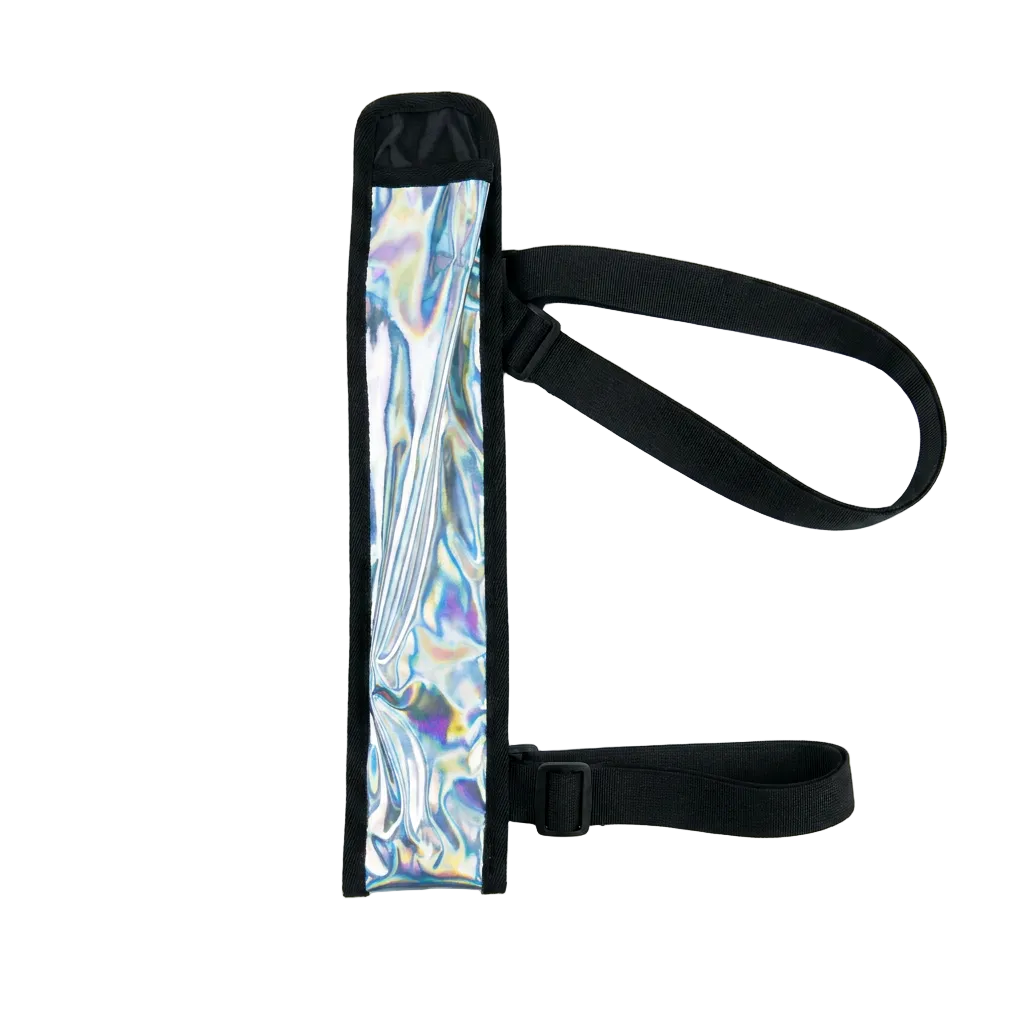 Silver Road Ready Fan Thigh Holster — hands-free thigh holster that keeps your fan strapped and ready on the road at carnival