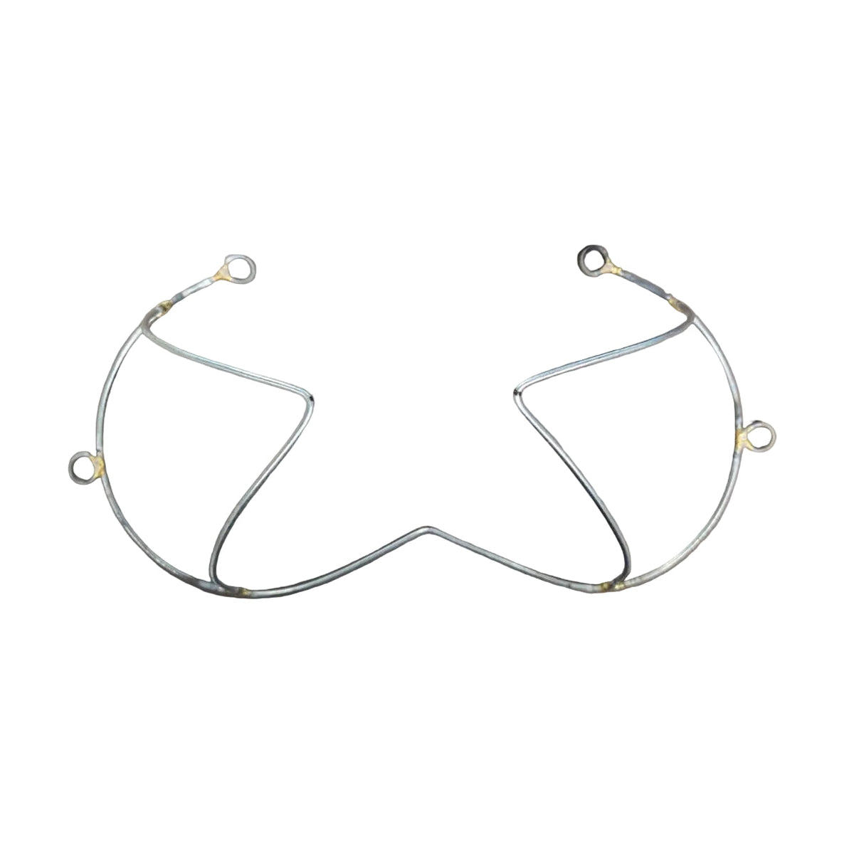 Star Wire Bra Frame-Front view of the Star Wire Bra Frame — a versatile base for custom carnival and Mondaywear creations, ready for rhinestones, feathers, or fabric