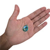 Detailed view of a Teal Teardrop AB Sew-On Rhinestone 18x26MM ideal for enhancing carnival costumes and custom designs. Perfect for gluing onto accessories for a sparkling and unique finish. #carnivalmw #carnivalsupplies #wirebra