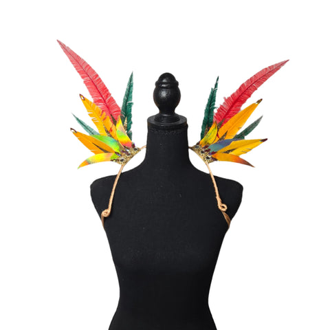 Feather Backpacks and Collars