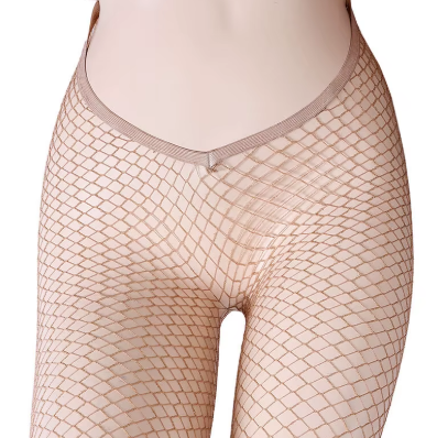 Exclusive V Net Carnival Stockings with narrow double-laced netting, available in four cool skin shades. Perfect for complementing bikinis or carnival costumes. One size fits all, offering elegance and versatility for any carnival look. #carnivalmw #stocking #carnivalcostume