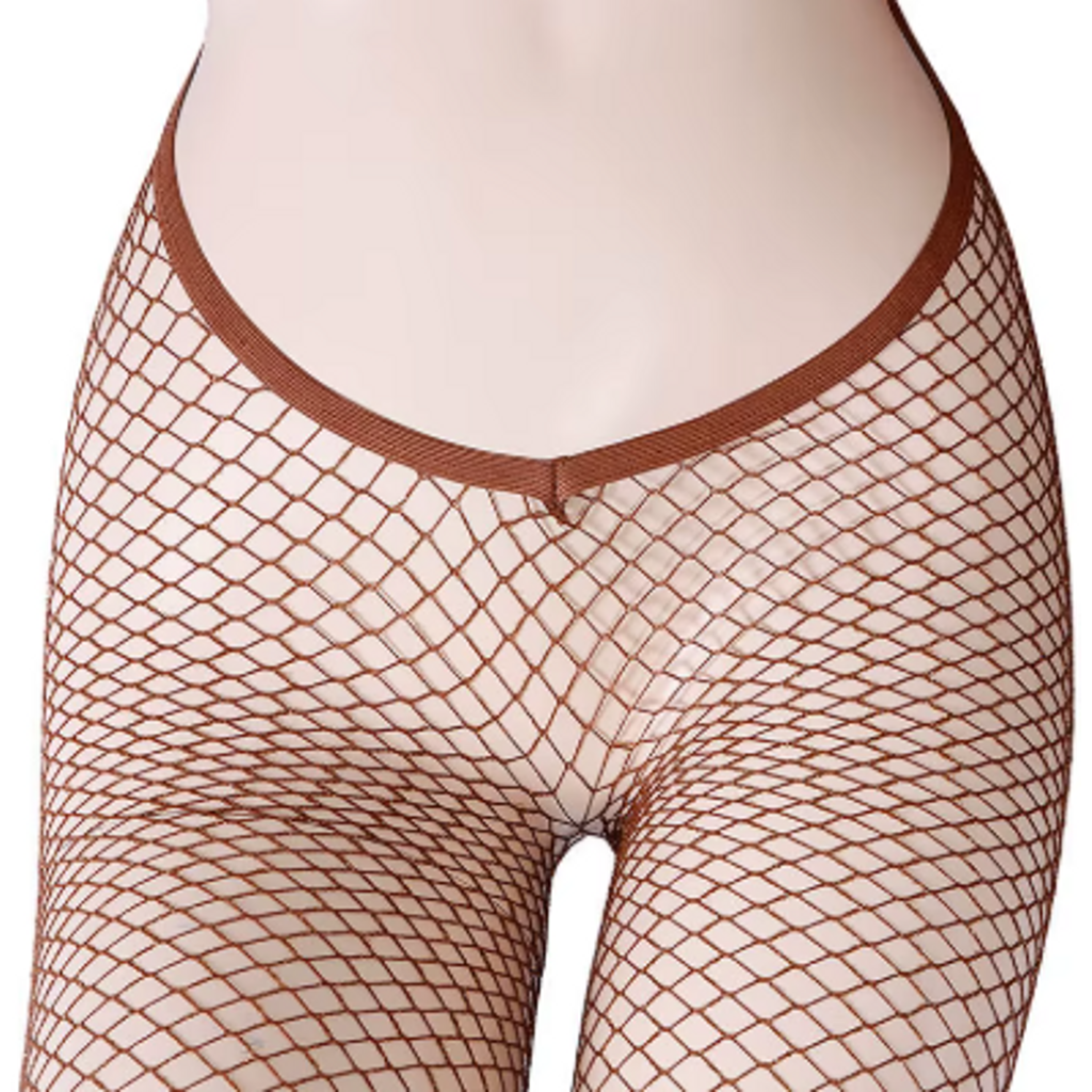 Narrow Net V Shaped Stocking-Narrow Net V Shaped Stocking – Salmon