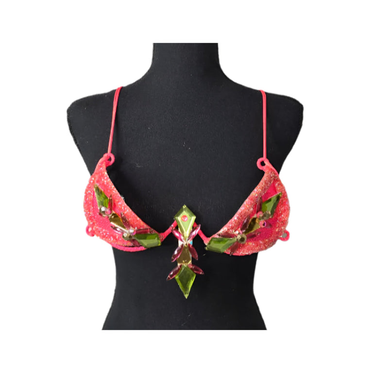 Watermelon Splash Decorated Wire Bra – photo 2