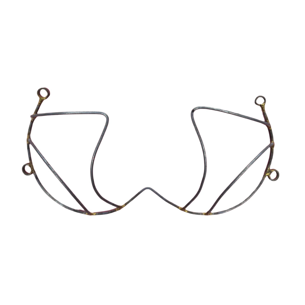Front view of the Alika Wire Bra Frame, designed for carnival or Mondaywear
