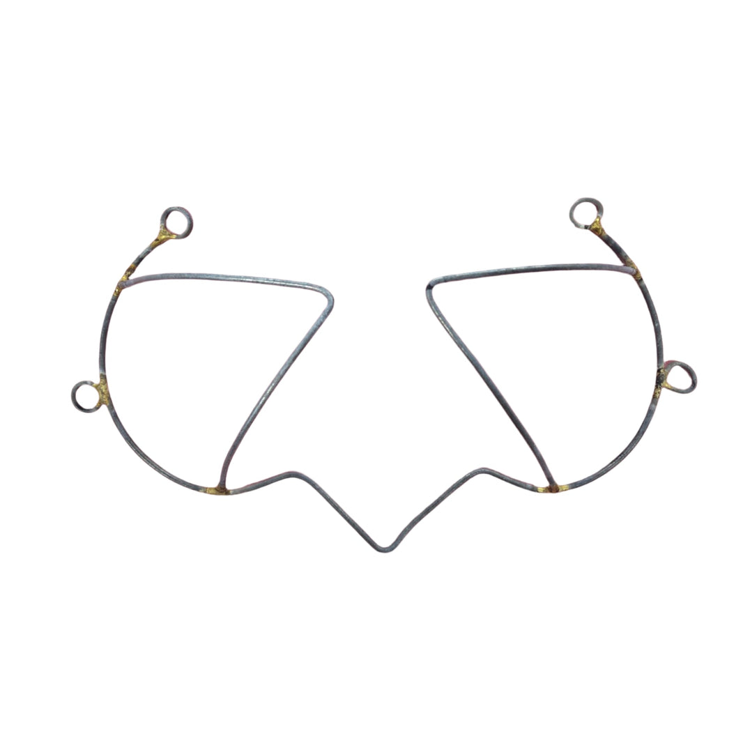 Front view of the Amara Wire Bra Frame, designed for carnival or Mondaywear
