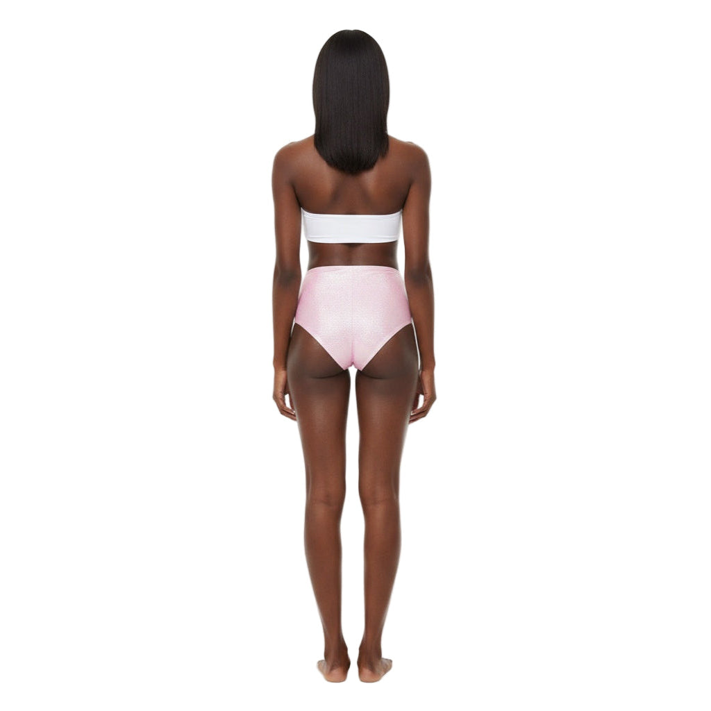 Baby Pink Holographic Carnival Cheekies Hot Shorts-Baby Pink Holographic Carnival Cheekies Hot Shorts – photo 2