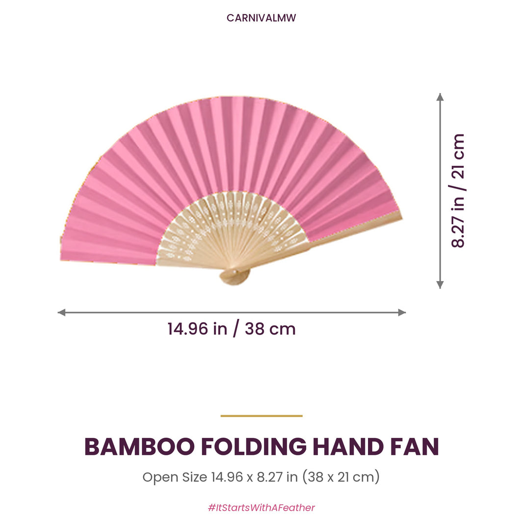 Bamboo Folding Hand Fan-Bamboo Folding Hand Fan – photo 2