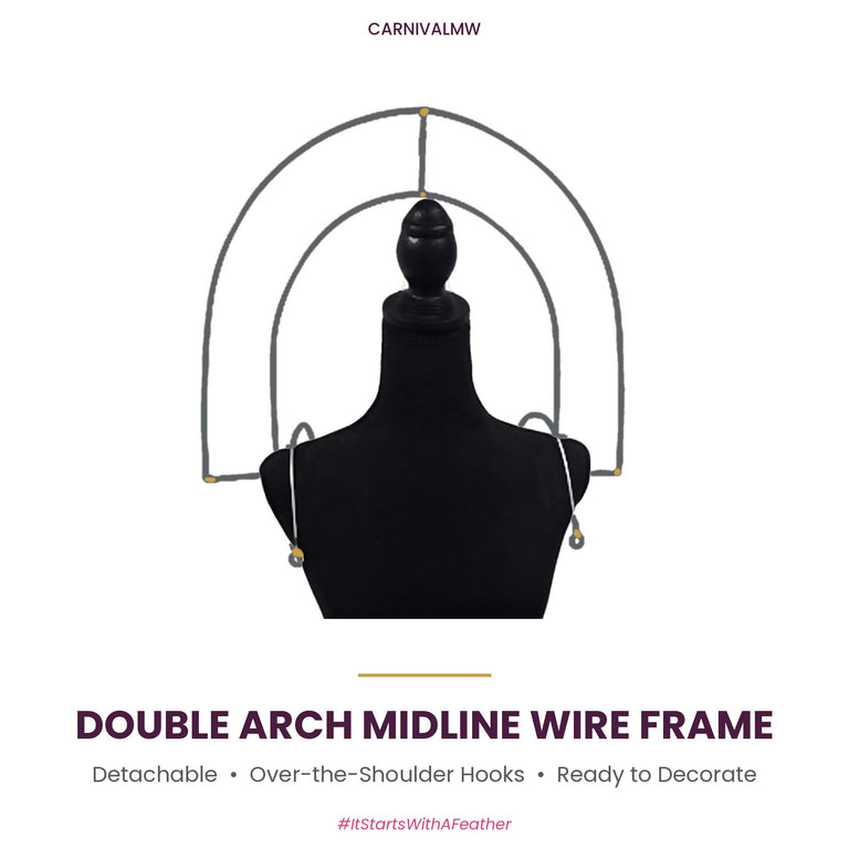 Carnival Detachable Double Arch Midline Wire Frame
