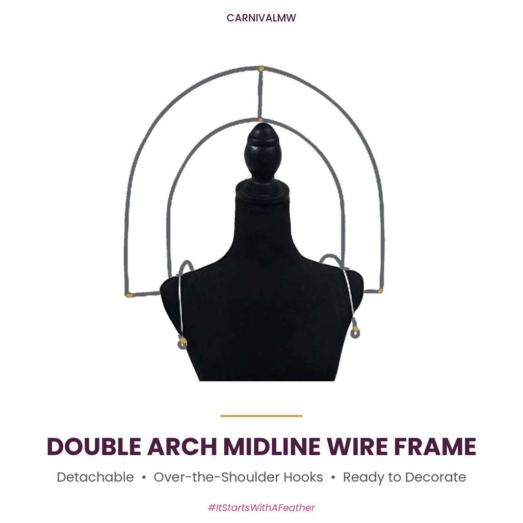 Carnival Detachable Double Arch Midline Wire Frame