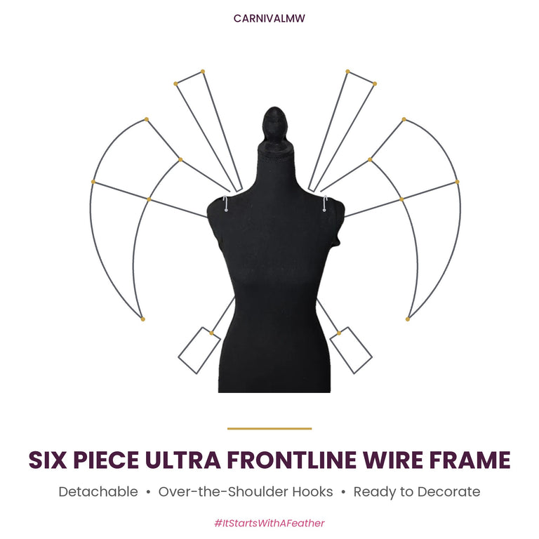 Carnival Detachable Six Piece Ultra Frontline Wire Frame