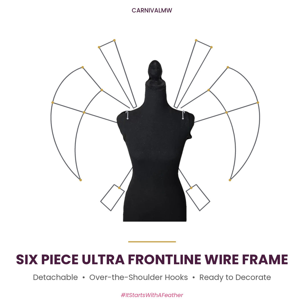 Carnival Detachable Six Piece Ultra Frontline Wire Frame