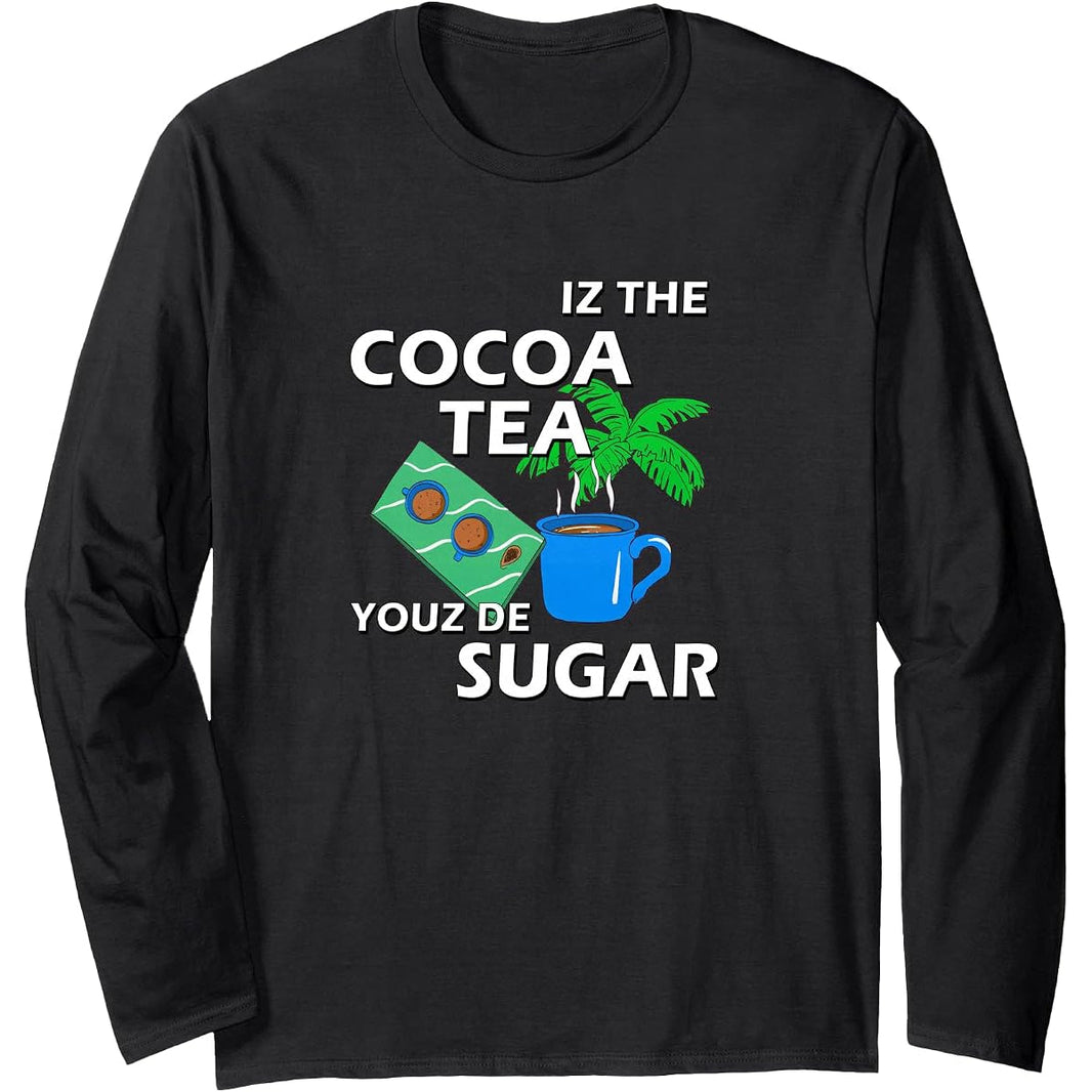 Cocoa Tea Tee – slogan graphic print