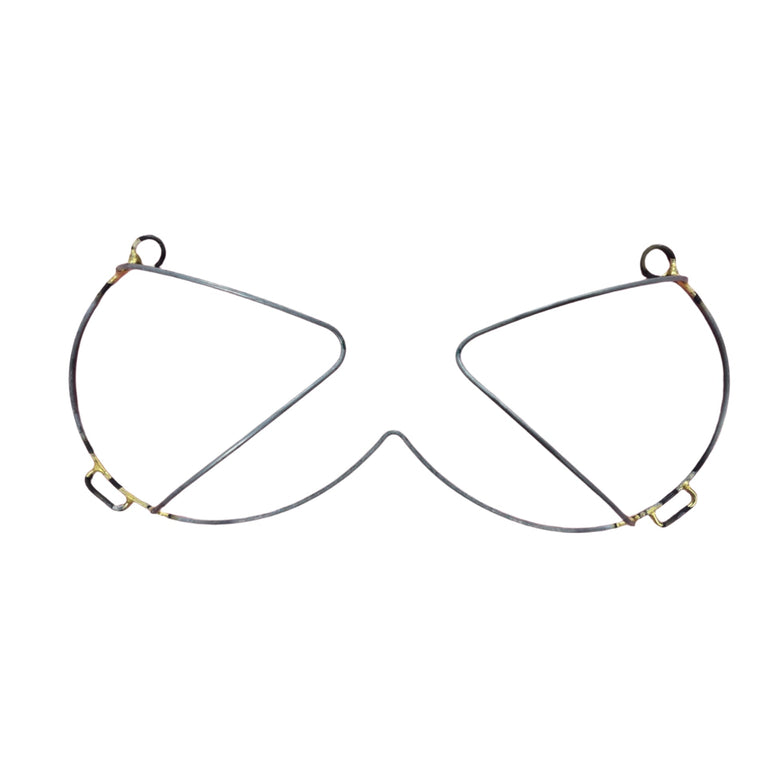 Front view of the Flag Wire Bra Frame, designed for carnival or Mondaywear