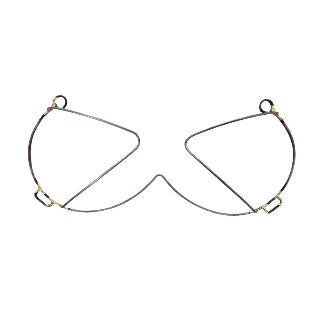 Front view of the Flag Wire Bra Frame, designed for carnival or Mondaywear