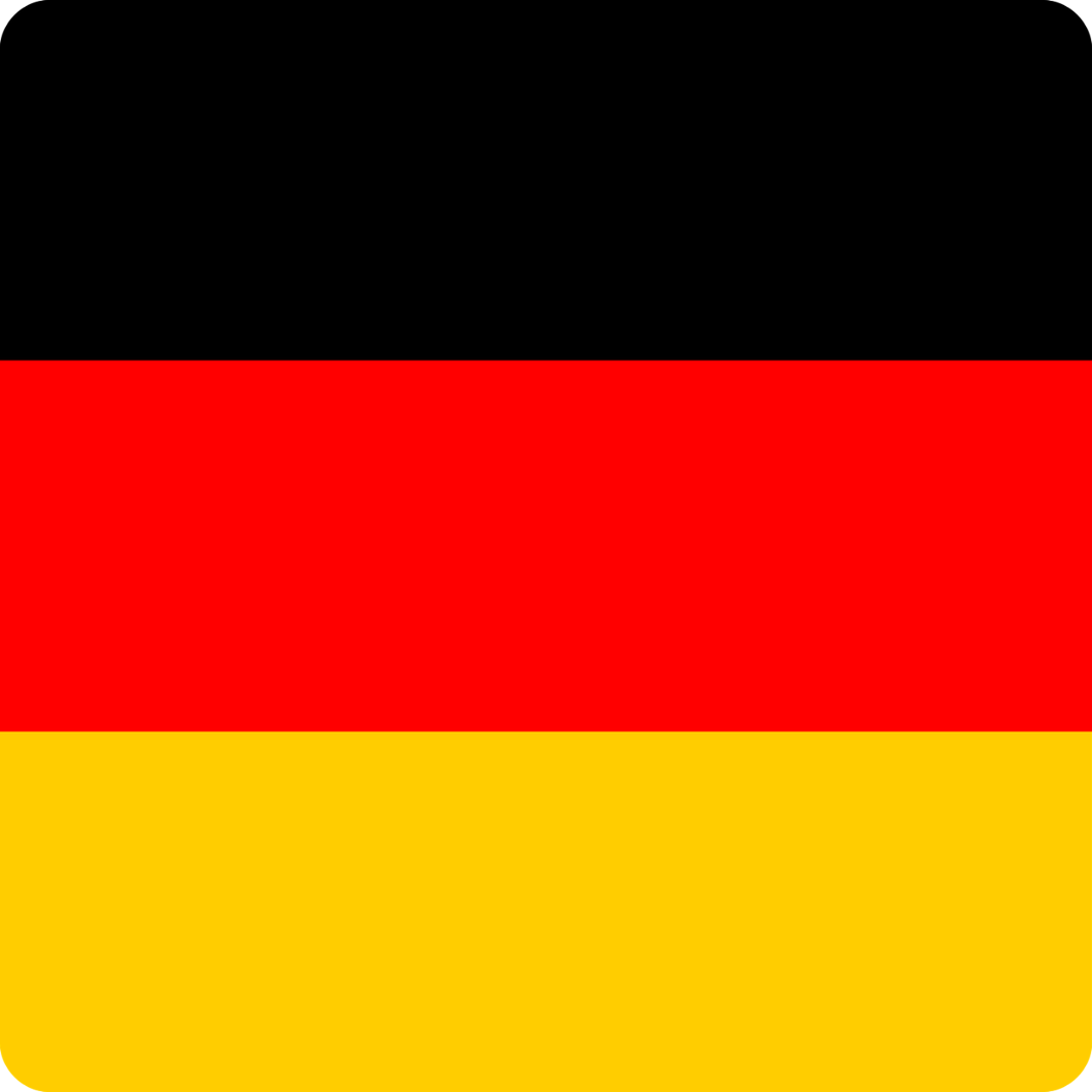 Germany Flag Square Cotton Bandanas