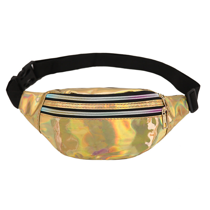 Gold Carnival Splash Chest & Waist Fanny Bag – hands-free, holds phone and essentials