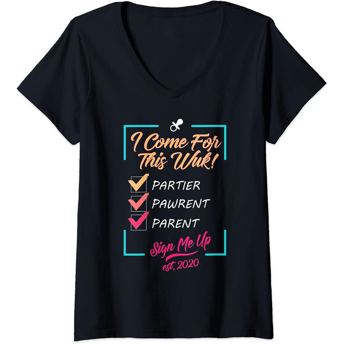 I Come For This Wuk Tee-I Come For This Wuk Tee – slogan graphic print