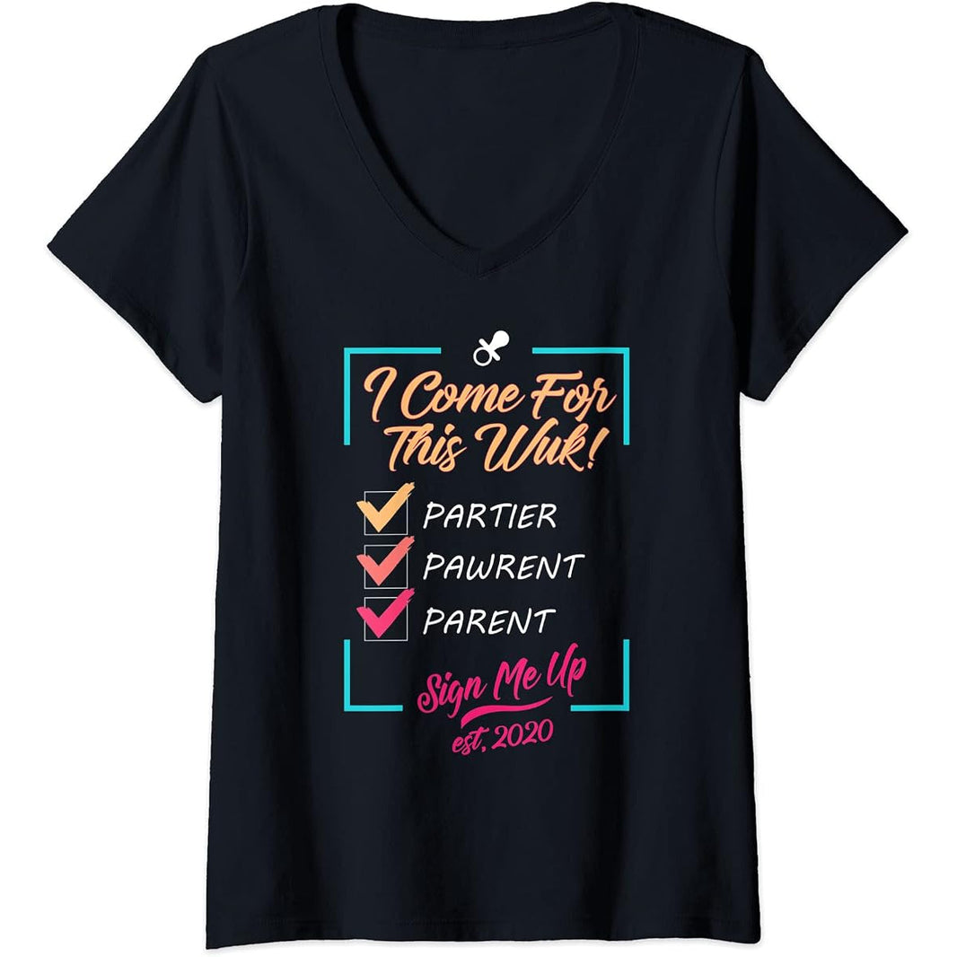 I Come For This Wuk Tee – slogan graphic print