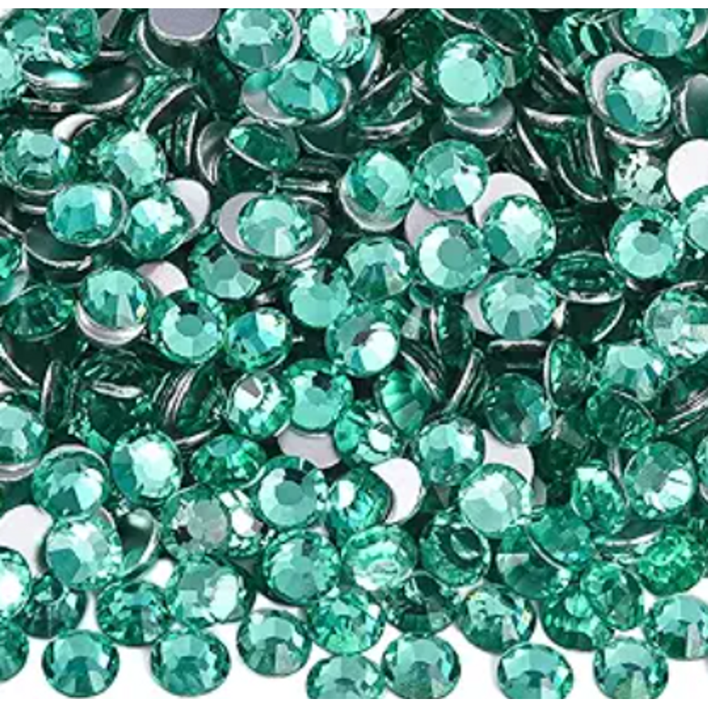 Mint Flatback Rhinestone SS40 8MM-Mint Flatback Rhinestone SS40 8MM — flatback rhinestone for enhancing carnival costumes and custom designs