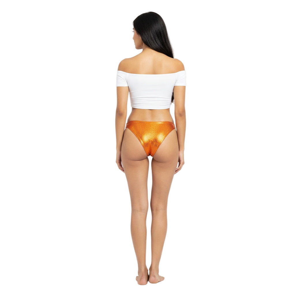 Orange Carnival Vibes Bikini Bottoms — vibrant mix-and-match bottoms to pair with carnival costumes, Mondaywear, and festival looks
