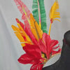 Video of Amazonia Glow Feather Small Collar Wings featuring a vibrant mix of green, gold, and earthy-toned feathers with shimmering accents. Lightweight and perfect for festivals, carnivals, and performances. #carnivalmw