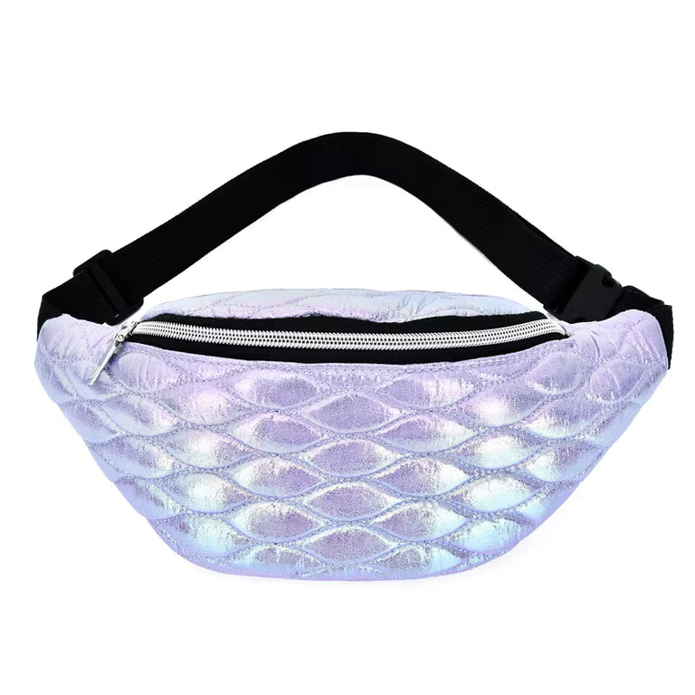 Purple Pardy Shine Phone, Body & Waist Fanny Bag – hands-free, holds phone and essentials