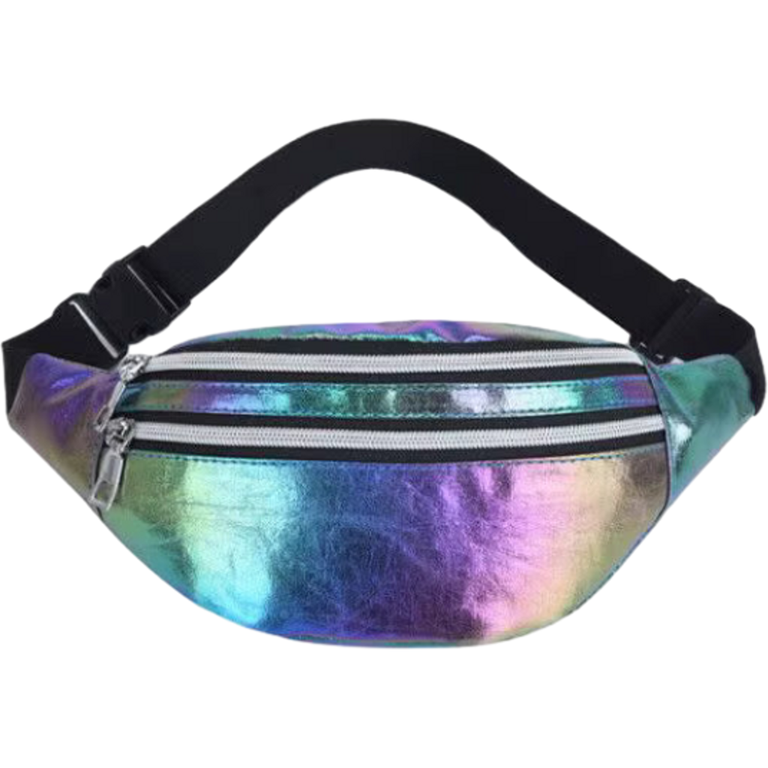 Rainbow Radiant Rave Chest & Waist Bag – hands-free, holds phone and essentials