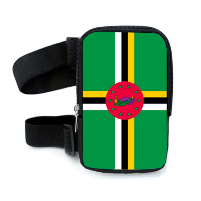 Run & Revel Caribbean Carnival Adjustable Thigh/Leg Bag - Dominica-Run & Revel Caribbean Carnival Adjustable Thigh/Leg Bag - Dominica