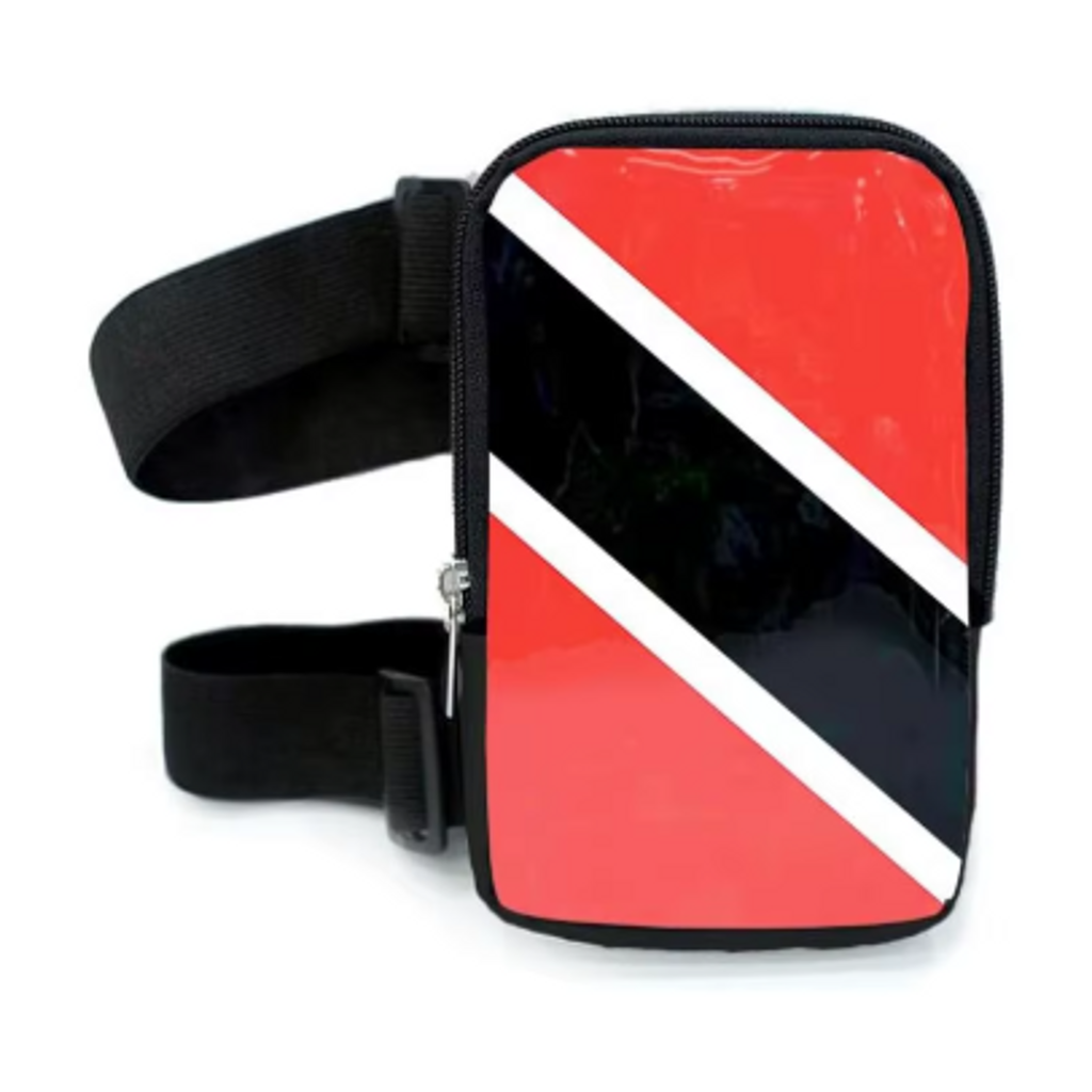Run & Revel Caribbean Carnival Adjustable Thigh/Leg Bag - Trinidad & Tobago