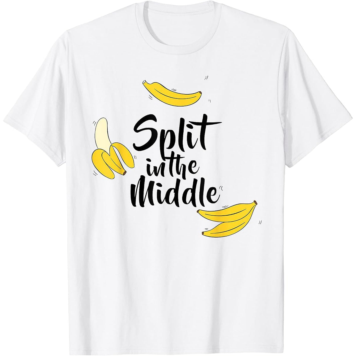 Split In The Middle Tee-Split In The Middle Tee – slogan graphic print