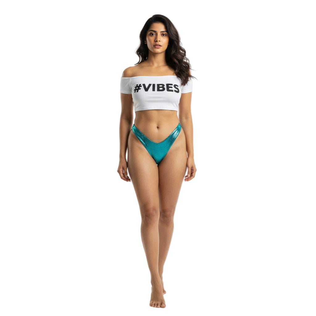 Teal Carnival Vibes Bikini Bottoms-Teal Carnival Vibes Bikini Bottoms — vibrant mix-and-match bottoms to pair with carnival costumes, Mondaywear, and festival looks