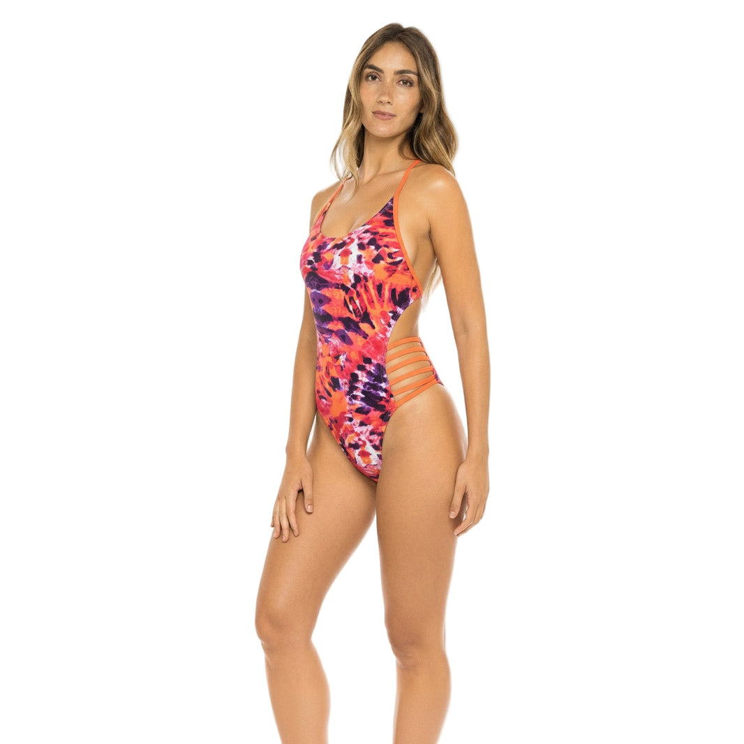 Tie Dye One-Piece Monokini Swimsuit Mondaywear-Tie Dye One-Piece Monokini Swimsuit Mondaywear – photo 3