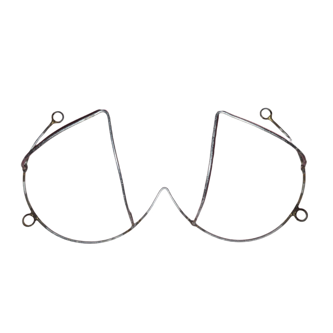 Front view of the Yasmin Wire Bra Frame, designed for carnival or Mondaywear